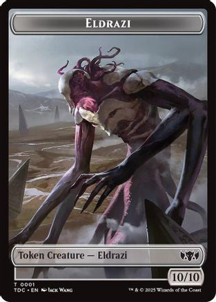 Eldrazi // Citizen Double-Sided Token (TDC-1 // 26) - Commander: Tarkir: Dragonstorm