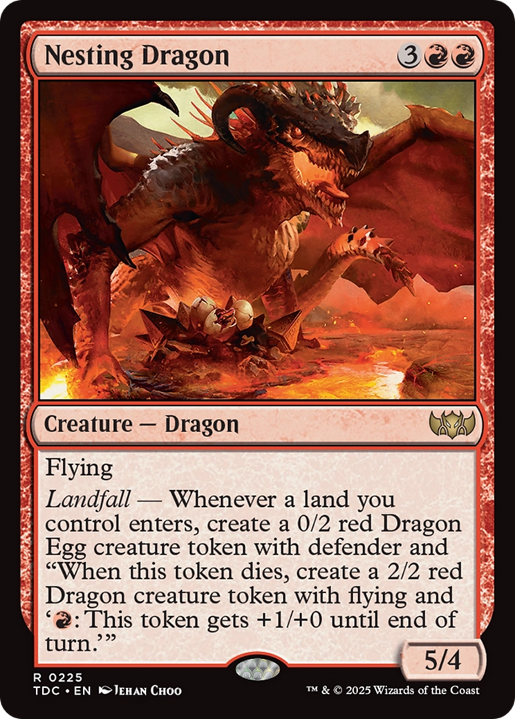 Nesting Dragon (TDC-225) - Commander: Tarkir: Dragonstorm