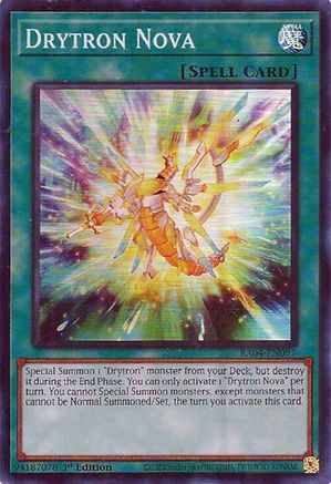 Drytron Nova (RA04-EN097) - Quarter Century Stampede 1st Edition