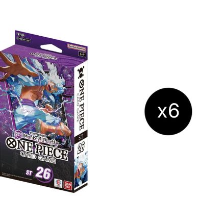 Starter Deck 26: PURPLE/BLACK Monkey.D.Luffy Display
