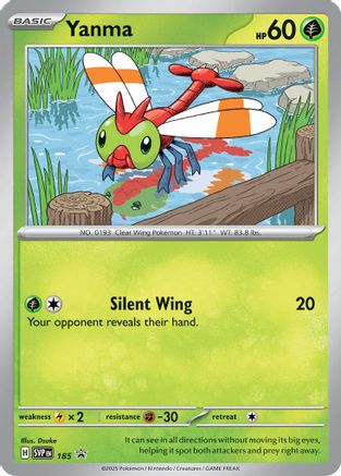 Yanma 185 - Holofoil SV Scarlet & Violet Promo Cards - Promo