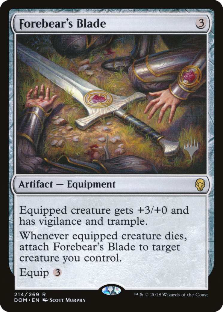 Forebear's Blade (PPM20-214) - Dominaria Promos