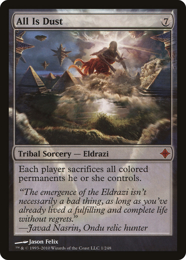 All Is Dust (ROE-001) - Rise of the Eldrazi Foil