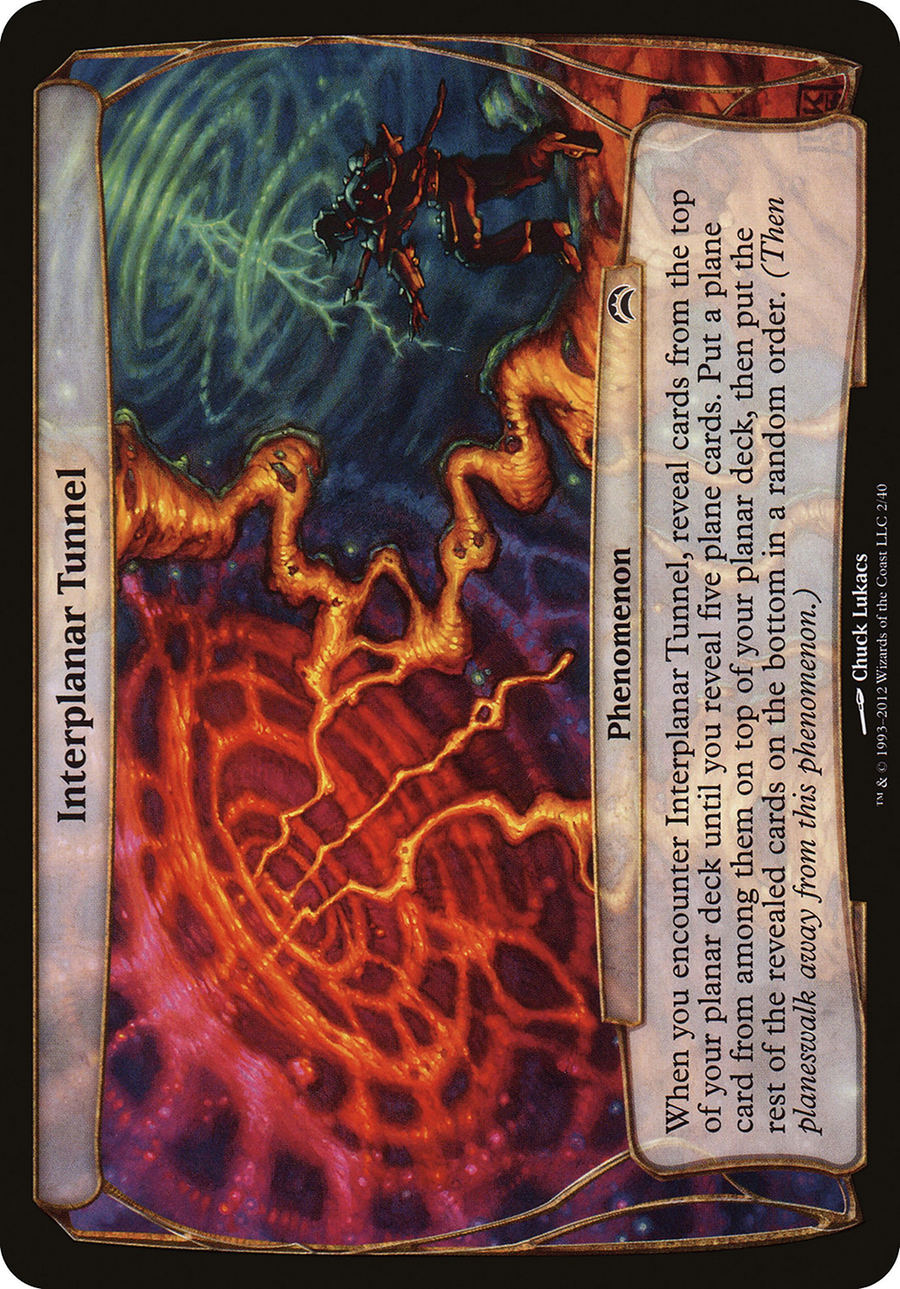 Interplanar Tunnel (Planechase 2012) (OVER-002) - Planechase 2012 Planes