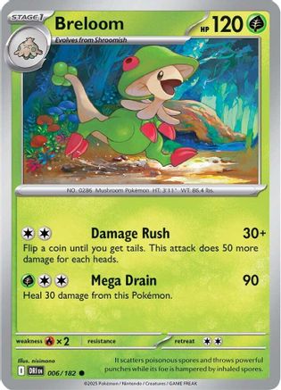 Breloom 006 SV10 Destined Rivals - Common