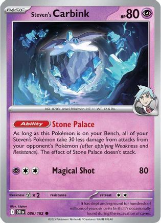 Steven's Carbink 086 SV10 Destined Rivals - Common