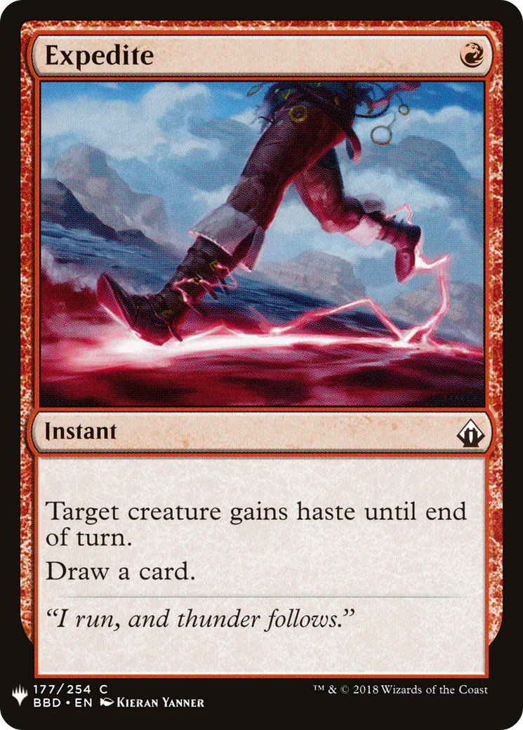 Expedite (LIST-177) - The List