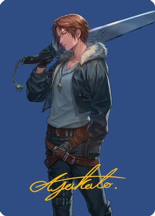 Squall, SeeD Mercenary Art Card (Gold-Stamped Signature) (AAFIN-047) - Art Series: FINAL FANTASY