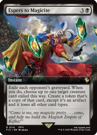 Espers to Magicite (Extended Art) (FIC-114) - Commander: FINAL FANTASY Foil