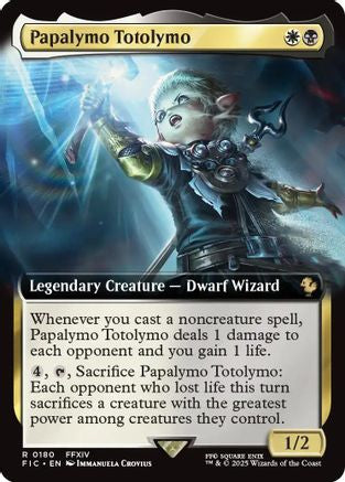 Papalymo Totolymo (Extended Art) (FIC-180) - Commander: FINAL FANTASY