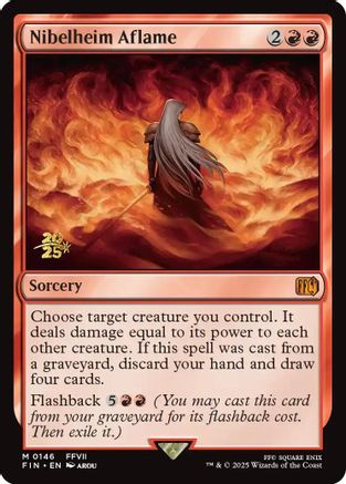 Nibelheim Aflame (PRE-146) - Prerelease Cards Foil