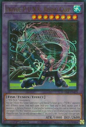 Ukiyoe-P.U.N.K. Rising Carp (BLMM-EN079) - Battles of Legend: Monster Mayhem 1st Edition