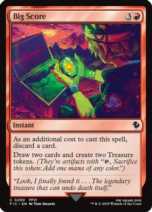 Big Score (Surge Foil) (FIC-290) - Commander: FINAL FANTASY Foil