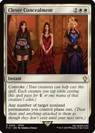 Clever Concealment (Surge Foil) (FIC-236) - Commander: FINAL FANTASY Foil