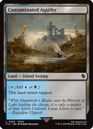 Contaminated Aquifer (Surge Foil) (FIC-383) - Commander: FINAL FANTASY Foil