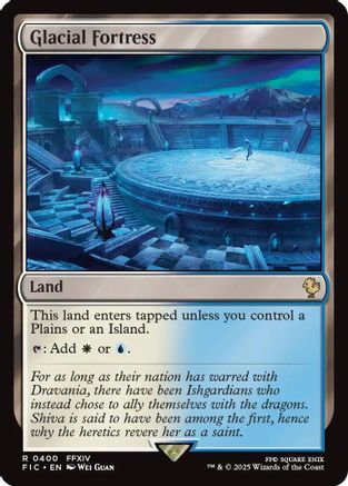 Glacial Fortress (Surge Foil) (FIC-400) - Commander: FINAL FANTASY Foil