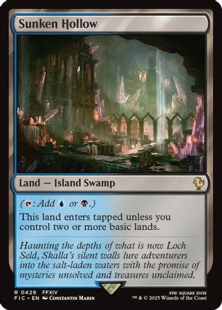 Sunken Hollow (Surge Foil) (FIC-429) - Commander: FINAL FANTASY Foil