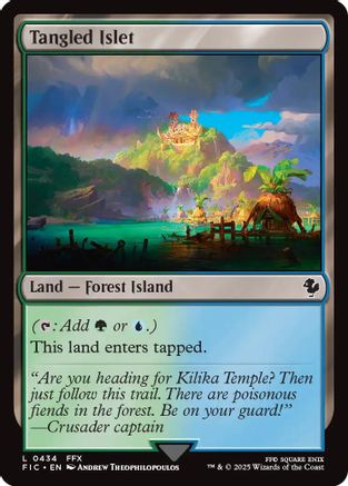 Tangled Islet (Surge Foil) (FIC-434) - Commander: FINAL FANTASY Foil