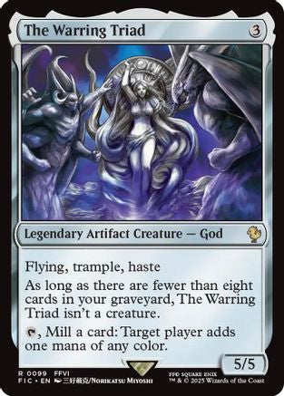 The Warring Triad (Surge Foil) (FIC-099) - Commander: FINAL FANTASY Foil