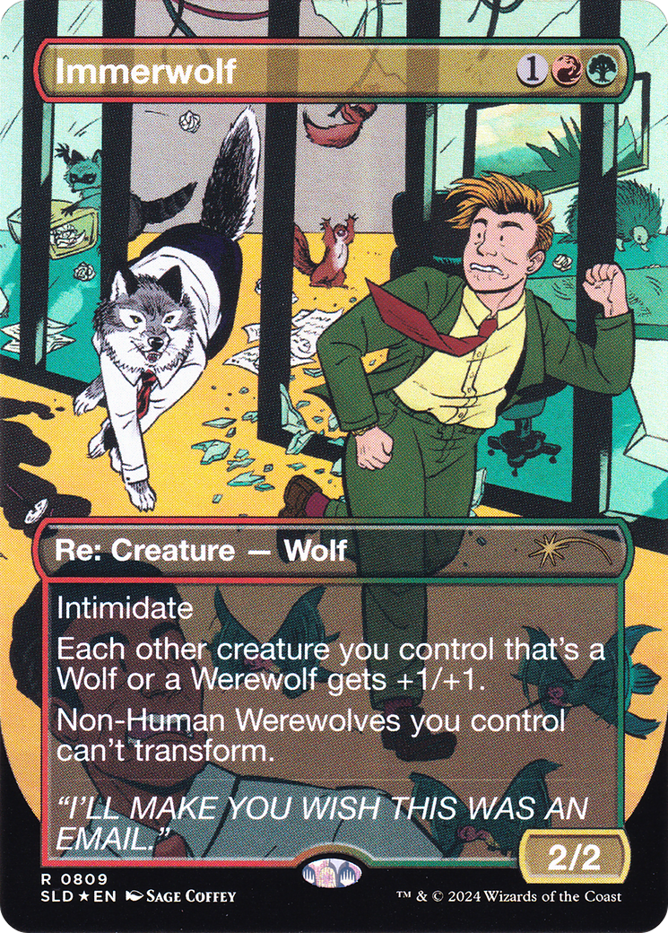 Immerwolf (SLD-809) - Secret Lair Drop (Borderless) Foil
