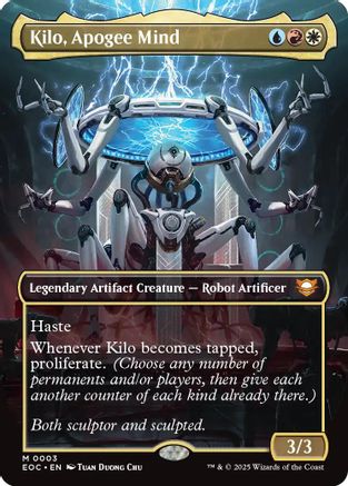 Kilo, Apogee Mind (Borderless) (EOC-003) - Commander: Edge of Eternities Foil