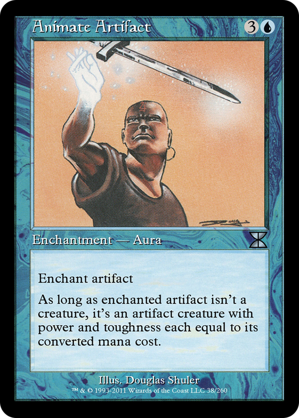 Animate Artifact (ME4-038) - Masters Edition IV Foil