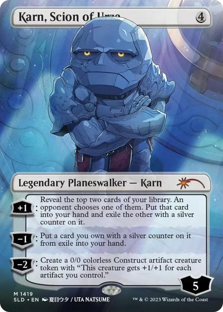 Karn, Scion of Urza (SLD-1419) - Secret Lair Drop (Borderless)