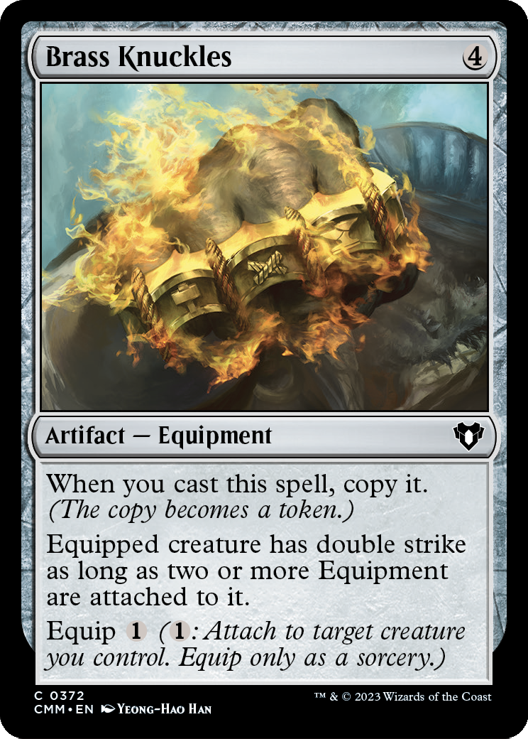 Brass Knuckles (CMM-372) - Commander Masters