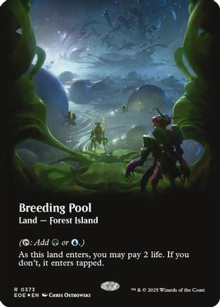 Breeding Pool (Borderless) (Galaxy Foil) (EOE-373) - Edge of Eternities Foil