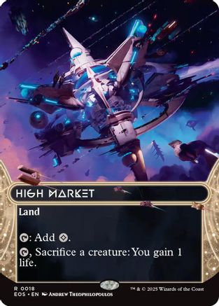 High Market (0018) (Borderless) (EOS-018) - Edge of Eternities: Stellar Sights
