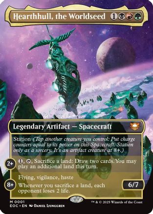 Hearthhull, the Worldseed (Borderless) (EOC-001) - Commander: Edge of Eternities