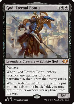 God-Eternal Bontu (EOC-083) - Commander: Edge of Eternities