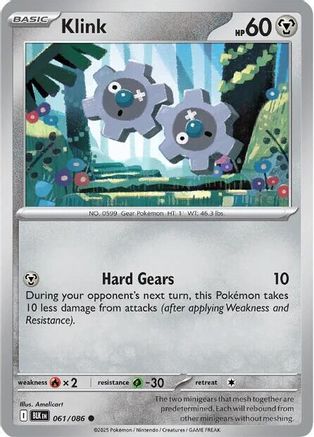 Klink 061 - Reverse Holofoil SV Black Bolt - Common