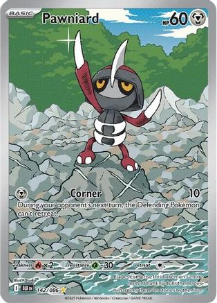Pawniard 142/086 - Holofoil SV Black Bolt - Illustration Rare