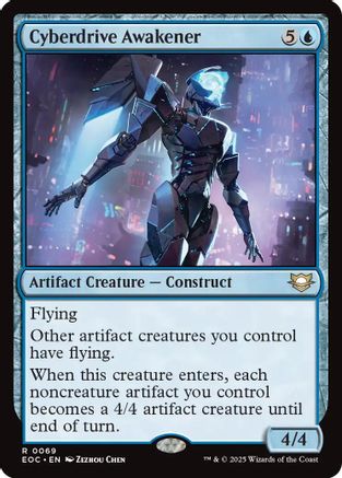 Cyberdrive Awakener (EOC-069) - Commander: Edge of Eternities