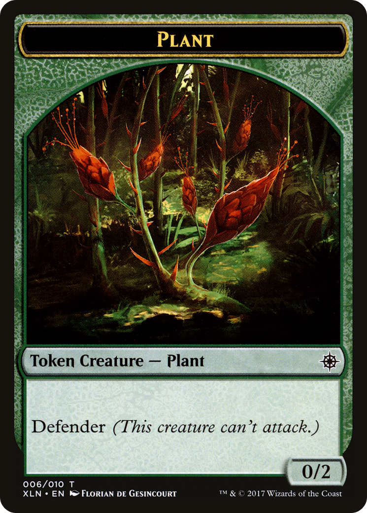 Plant Token (XLN-006) - Ixalan Tokens Foil