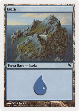 Island (Italian) - "Isola" (H11) (PSAL-H11) - Magic Encyclopedia 2005 (Salvat/Hachette)