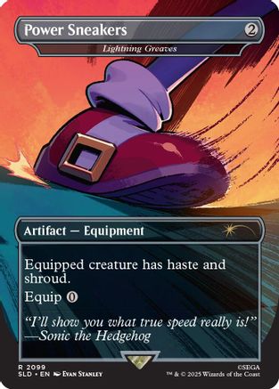 Power Sneakers - Lightning Greaves (SLD-2099) - Secret Lair Drop Series