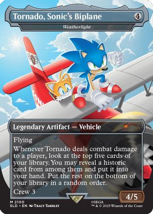 Tornado, Sonic's Biplane - Weatherlight (SLD-2100) - Secret Lair Drop Series