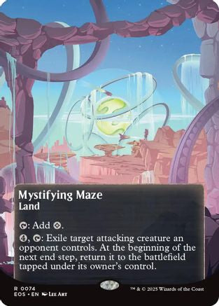 Mystifying Maze (0074) (Borderless) (EOS-074) - Edge of Eternities: Stellar Sights Foil