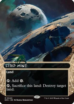 Strip Mine (0040) (Borderless) (EOS-040) - Edge of Eternities: Stellar Sights