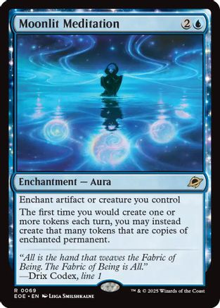 Moonlit Meditation (EOE-069) - Edge of Eternities Foil