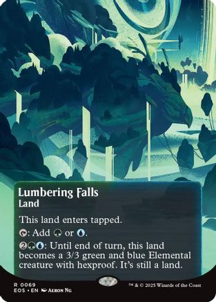 Lumbering Falls (0069) (Borderless) (EOS-069) - Edge of Eternities: Stellar Sights