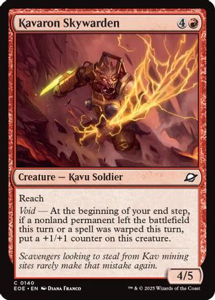 Kavaron Skywarden (EOE-140) - Edge of Eternities