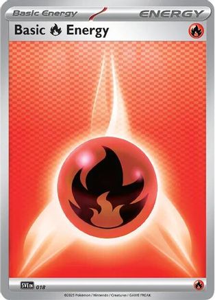 Basic Fire Energy 018 SVE Scarlet & Violet Energies - Common