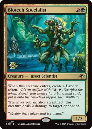 Biotech Specialist (PRE-214) - Prerelease Cards Foil