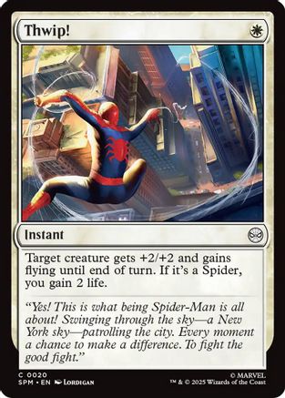 Thwip! (SPM-020) - Marvel's Spider-Man Foil
