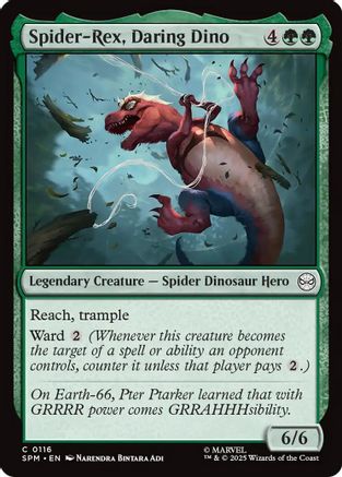 Spider-Rex, Daring Dino (SPM-116) - Marvel's Spider-Man Foil