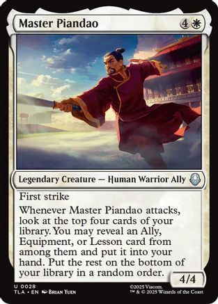 Master Piandao (TLA-028) - Avatar: The Last Airbender