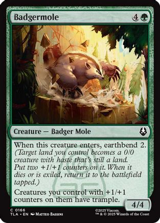 Badgermole (TLA-166) - Avatar: The Last Airbender Foil